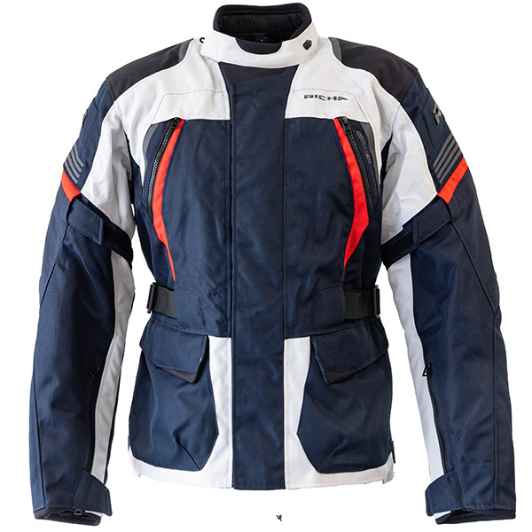 Richa Richa Phantom 3 Jacket Navy/Grey/Red